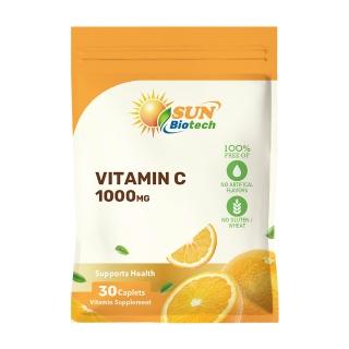 【Sun 日落恩賜】光炫維生素C 1000mg錠(30錠/袋)