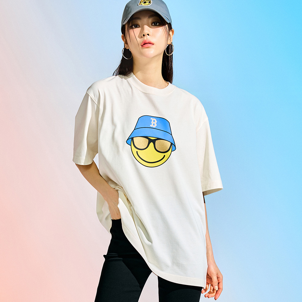 MLB Korea Unisex Street Style Logo T-Shirts (3ATSM3033-43SAS